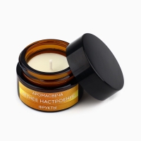 Свеча ароматическая &laquo;Летнее настроение&raquo; аромасвеча, аромат фруктовый, 5 х 5,3 см