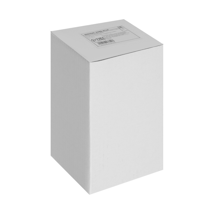 Светодиодная свеча витая розовая, 7.5 &times; 12.5 &times; 7.5 см, пластик, воск, батарейки АААх2 (не в комплекте), свечение тёплое белое