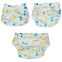Многоразовый подгузник с вкладышем «Жирафы» Многоразовый подгузник с вкладышем «Жирафы»