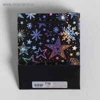 Пакет голографический вертикальный &laquo;Волшебного Нового года&raquo;, S 12 х 15 х 5.5 см, Новый год