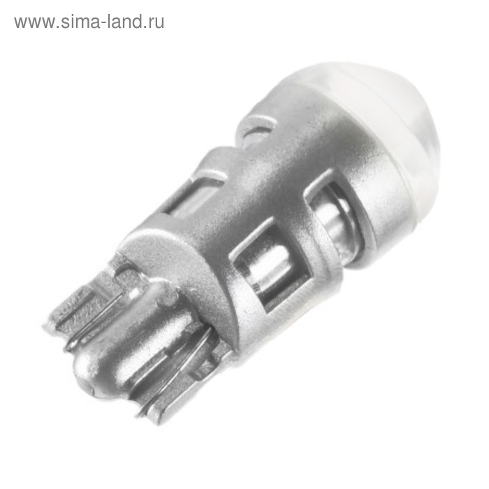 Автолампа светодиодная T10 W5W, 12 В, 2 СОВ, 2 Вт, линза, свет белый Автолампа светодиодная T10 W5W, 12 В, 2 СОВ, 2 Вт, линза, свет белый