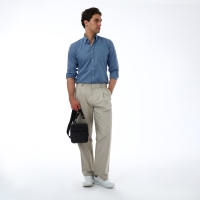 Сумка мужская через плечо TEXTURA, искусственная кожа, цвет чёрный