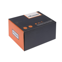 Смеситель для ванны Accoona A6482K, двухрычажный, зеленый/хром