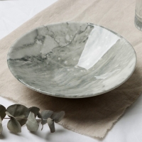 Тарелка керамическая &laquo;Стоун&raquo;, 20 х 5.5 см, 600 мл, цвет серый