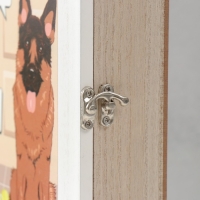 Ключница дерево 6 крючков "Охранники" 26х20,3х5,5 см