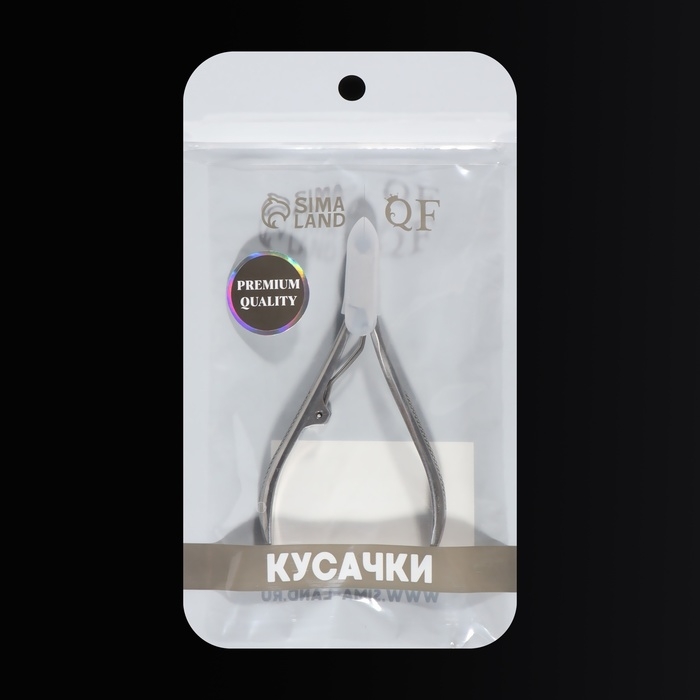 Кусачки маникюрные для кутикулы &laquo;Premium&raquo;, 10,3 см, длина лезвия - 4 мм, цвет серебристый