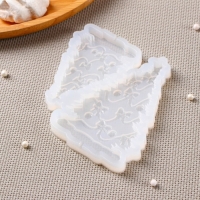 Силиконовая форма &laquo;Ёлка с бантиками&raquo;, 12&times;10 см, цвет прозрачный