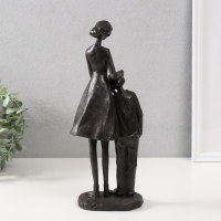 Сувенир полистоун "Мама и сын" чёрный 31х13х8 см Сувенир полистоун "Мама и сын" чёрный 31х13х8 см