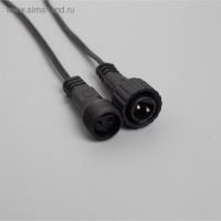 Гирлянда &laquo;Клип-лайт&raquo; 5 нитей по 20 м, IP44, УМС, тёмная нить, 665 LED, свечение красное, 24 В