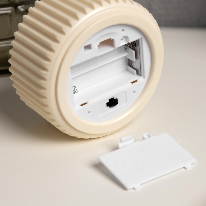 Светодиодная свеча &laquo;Интерьерная бежевая&raquo; 9.5 x 5 см, батарейки ААx2 (не в комплекте), свечение тёплое белое