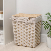 Корзина для белья Доляна &laquo;Уют&raquo;, плетёная, ручная работа, 34&times;25&times;41 см