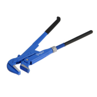 Ключ трубный рычажный ТУНДРА, плоский зажим 90&deg;, раскрытие до 35 мм, №1, 1"