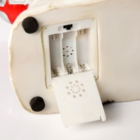 Светодиодная фигура &laquo;Вертолёт и Дед Мороз&raquo; 31.5 &times; 18 &times; 18 см, полистоун, батарейки ААх3 (не в комплекте), USB, свечение мульти