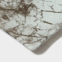 Блюдо стеклянное сервировочное Magistro &laquo;Мрамор&raquo;, 25,5&times;13,5&times;2 см, цвет белый