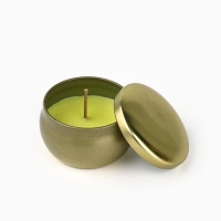 Новогодняя ароматическая свеча в банке &laquo;Новый год: Богатство&raquo;, аромат ваниль, 6 х 6 х 4 см.