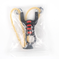 Рогатка металлическая "Ниндзя" в кожаной оплётке, микс