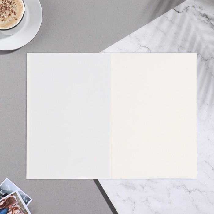 Открытка Открытка "С Днём Рождения!" ручная работа, листья, 11,5х17 см