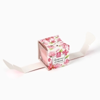 Ароматическая свеча &laquo;Прекрасных мгновений&raquo;, аромат цветочный, 5,3 х 5,3 х 5,5 см.