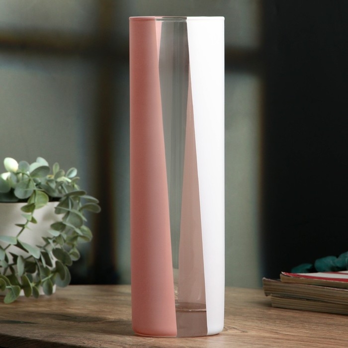 Ваза - цилиндр &laquo;Джессика&raquo; для цветов, прямая, 27 см.
