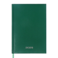 Ежедневник датированный 2024 года, А5, 176 листов, Attomex.Orion, обложка бумвинил, ляссе, блок 70 г/м2, зелёный