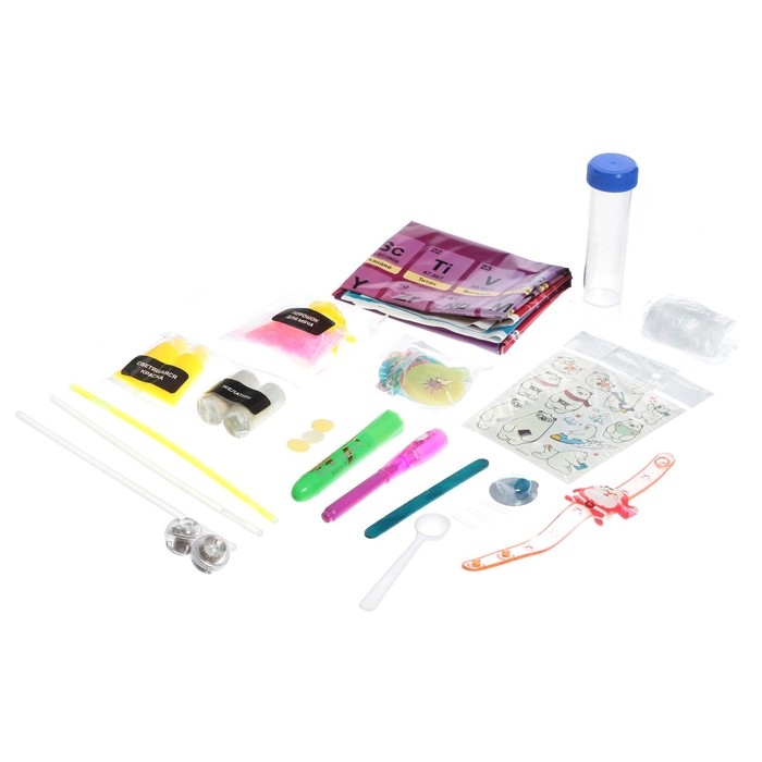 Набор для опытов &laquo;Светящиеся опыты&raquo;, Новый Год, 8 опытов