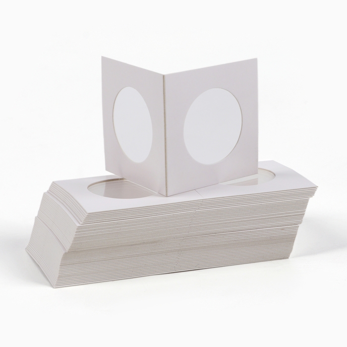 Набор холдеров для монет под скрепку, d - 3 см, 50 шт