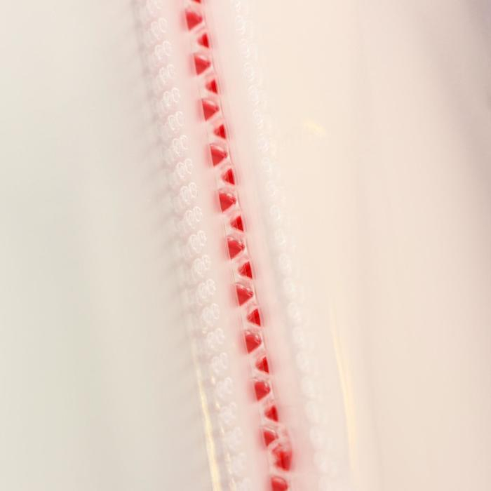 Папка с 100 вкладышами А4, 700 мкм, Calligrata, карман на корешке, красная