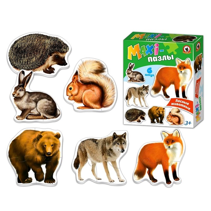 Макси-пазлы &laquo;Лесные животные&raquo;