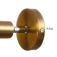 Спот "Дарни" Е27 40Вт бронза 10х10х10см Спот "Дарни" Е27 40Вт бронза 10х10х10см