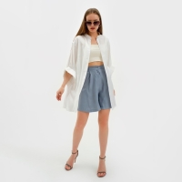 Рубашка женская MINAKU: Casual collection цвет молочный, р-р 42 Рубашка женская MINAKU: Casual collection цвет молочный, р-р 42