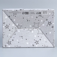 Коробка подарочная сборная, упаковка, &laquo;Звёзды&raquo;, 26 х 19 х 10 см