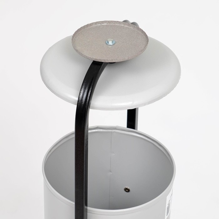 Урна уличная &laquo;Сатурн&raquo; 28 л, 104 х 31 х 26,5 см, серая, бак 0,6 мм