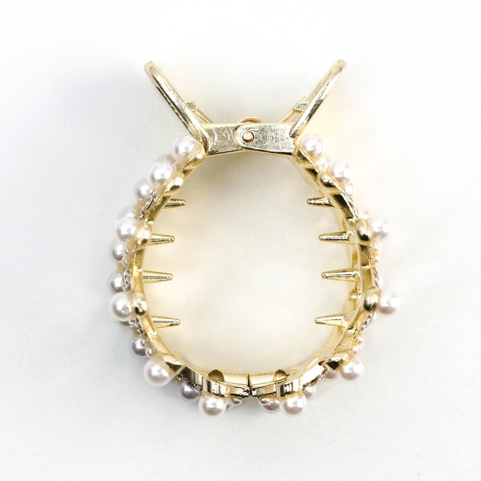 Зажим для волос со стразами &laquo;Queen&raquo;, 3,5 х 4,5 х 3 см