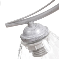 Люстра "Риана" 5х40Вт Е27 Белый, серебро 57х57х23см Люстра "Риана" 5х40Вт Е27 Белый, серебро 57х57х23см