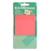 Блок с липким краем пластиковый 75X75 мм, ErichKrause "Pastel Bloom", 50 листов, микс Блок с липким краем пластиковый 75X75 мм, ErichKrause "Pastel Bloom", 50 листов, микс