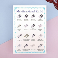 Набор лапок для швейной машины, 16 шт Набор лапок для швейной машины, 16 шт