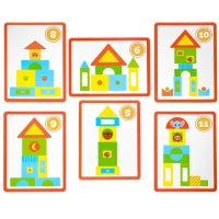 Детская развивающая игра EVA &laquo;Маленький строитель&raquo;, изучение форм / цветов, Крошка Я