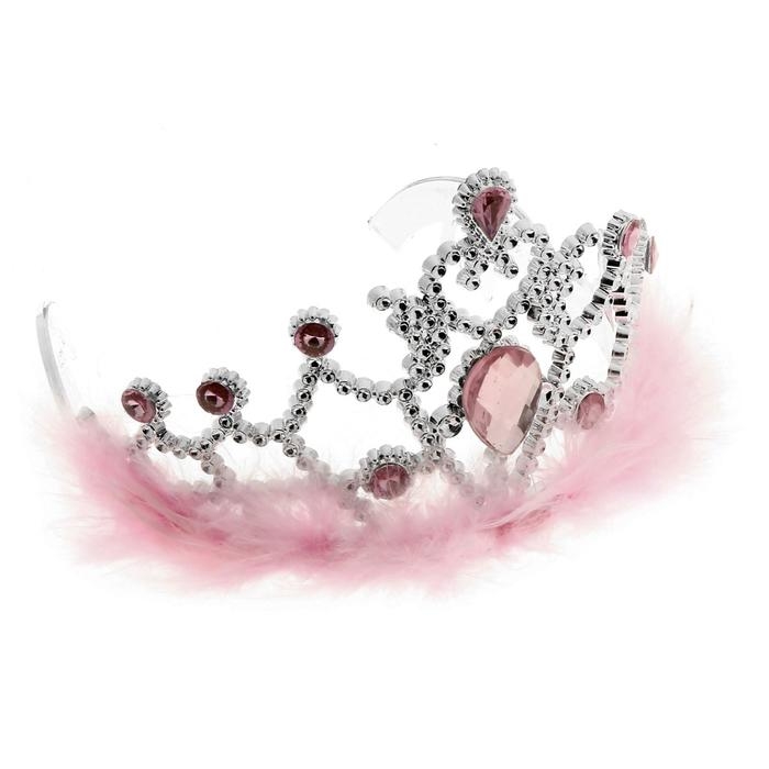 Корона &laquo;Александрия&raquo;, с мехом и камнями