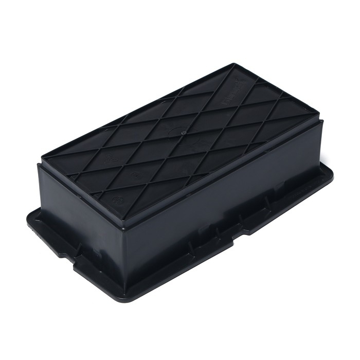 Форма для тротуарной плитки &laquo;Кирпич&raquo;, 20 &times; 10 &times; 6 см, шагрень, Ф11018, 1 шт.