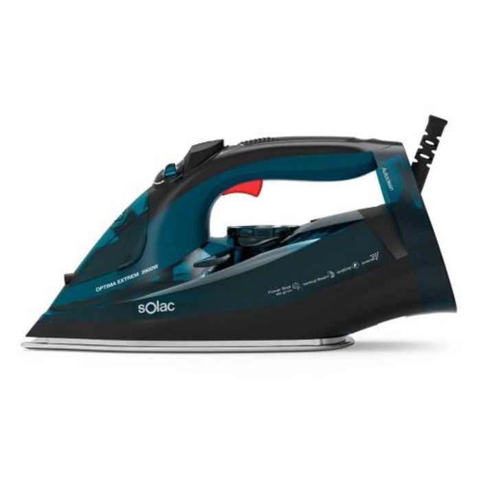 Утюг Solac Optima Extrem, керамическая подошва, 2800 Вт, 40 г/мин, 300 мл, тёмно-зелёный Утюг Solac Optima Extrem, керамическая подошва, 2800 Вт, 40 г/мин, 300 мл, тёмно-зелёный