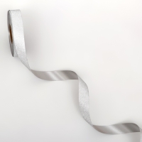 Лента "ТИФФАНИ" для декора и подарков,серебро, 2 см х 50 м Лента "ТИФФАНИ" для декора и подарков,серебро, 2 см х 50 м