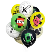 Шар латексный 12" &laquo;Пиксели&raquo; пастель МИКС, набор 25 шт.