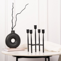 Подсвечник металл &laquo;Лаконичность&raquo;, на 5 свечей, 14 х 14 х 19 см