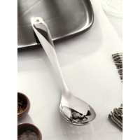 Ложка гарнирная из нержавеющей стали перфорированная Доляна Everyday, 33&times;6,4 см, толщина 3 мм, цвет серебряный