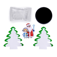 Набор для опытов &laquo;Новогодние кристаллы&raquo;, Дед Мороз и снегурочка