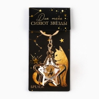 Брелок для ключей "Для тебя сияют звезды", 7 х 2 см