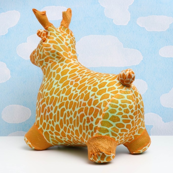 Игрушка - прыгун детская Игрушка - прыгун детская "Олень" резиновая надувная, 50х27см, в чехле, коричневый