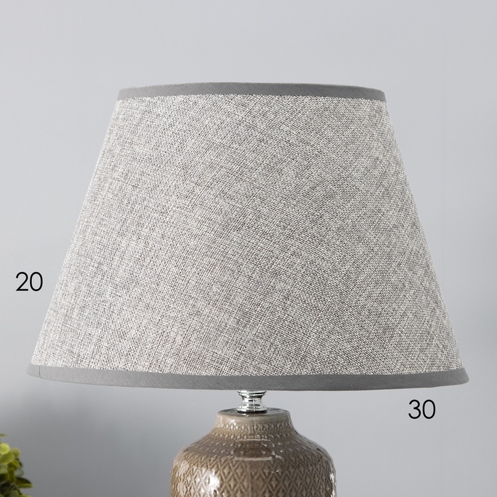 Настольная лампа с абажуром RISALUX &laquo;Иридиум&raquo;, Е27, 40 Вт, 30&times;30&times;43 см