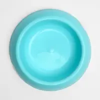 Миска для кошек и собак 200 мл, 14,5 х 3 см, голубой