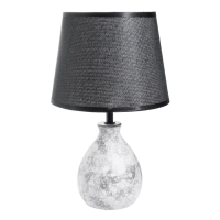 Настольная лампа "Адара" Е14 40Вт серый 20х20х33см RISALUX